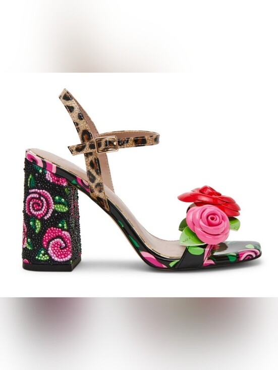Betsey Johnson Shoes - Betsey Johnson Women's Krystle Open Toe Dress Sandals Size 8
